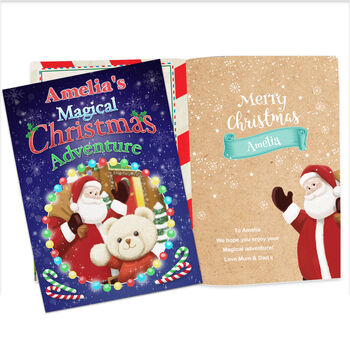 Personalised Magical Christmas Adventure Story Book, 3 of 5