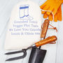 Wellies Trowel And Fork Personalised Garden Tools Set, thumbnail 1 of 5