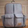 Grey Baby Travel Changing Rucksack With Fold Out Cot, thumbnail 6 of 7