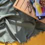 Cotton Muslin Towel Throw, Cotton Anniversary Gift, thumbnail 11 of 11