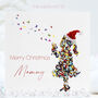 Christmas Butterflies Mammy Butterfly Kisses Card, thumbnail 1 of 12