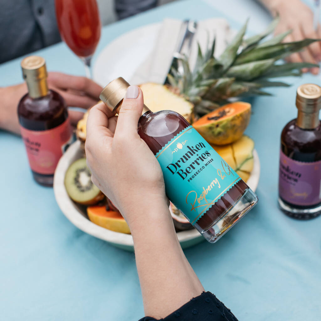 Raspberry And Gin Summer Berries And Rum Mixers By Drunken Berries