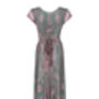 Longline Lace Dress In Moth And Pink, thumbnail 3 of 3