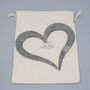 6th Anniversary Gift Personalised Iron Heart Sculpture, thumbnail 8 of 9