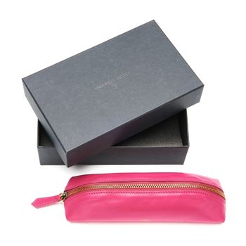 Luxury Personalised Leather Pencil Case 'Felice Nappa', 11 of 12
