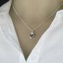 Queen Of Her Destiny Silver 21st Birthday Necklace, thumbnail 4 of 5