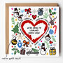 Childrens Surprise Scratch Reveal Christmas Card, thumbnail 1 of 4