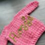 Personalised Baby Name Cardigan With Chicks, thumbnail 5 of 12
