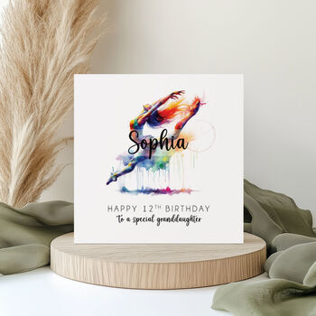 Dance Birthday Card For Girl, 2 of 4