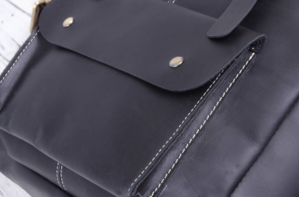 Classic Vintage Look Genuine Leather Backpack By EAZO