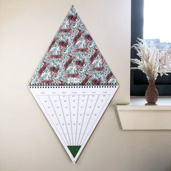 2025 Illustrated Triangle Wall Calendar, 10 of 10