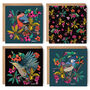 Pack Of British Garden Bird Floral Greeting Cards, thumbnail 1 of 12