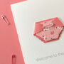 New Baby Girl Floral Nappy Card, thumbnail 10 of 12