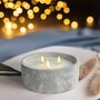 Cement LED Candle Pot, thumbnail 4 of 7