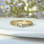 Shining Star Diamond Pave Engagement Ring, thumbnail 2 of 5