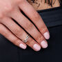 Rose Gold Vermeil Plated Midi Coil Ring, thumbnail 4 of 5