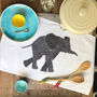 Elephant Tea Towel, thumbnail 1 of 2