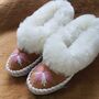 Luxury Lucky Dip Handmade Sheeepskin Slippers, thumbnail 2 of 9