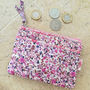 Pocket Purse In Pink Ditzy Print, thumbnail 1 of 4