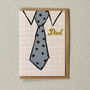 Shirt With Tie Greeting Card For Dad, thumbnail 1 of 2