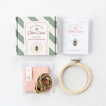 Bee Cross Stitch Kit, 4 of 4