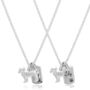 Pug Dog Personalised Silver Necklace, thumbnail 6 of 10