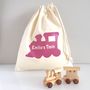 Personalised Wooden Name Train And Gift Bag, thumbnail 8 of 12