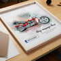 Custom Motorbike Gift Print, thumbnail 1 of 3