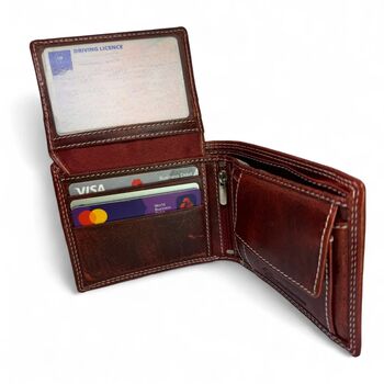 Buffalo Leather Cricket Wallet With Rfid, 6 of 9