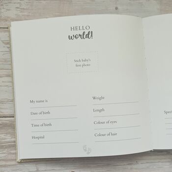 My First Year Baby Record Book | Baby Memory Book, 7 of 12