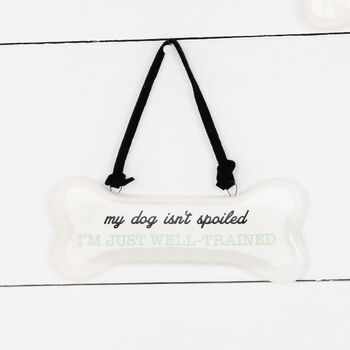 Dog Bone Hanging Sign And Personalised Bag, Mothers Day, 8 of 8