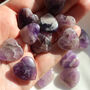 Amethyst Polished Heart For Tranquility And Healing, thumbnail 3 of 5