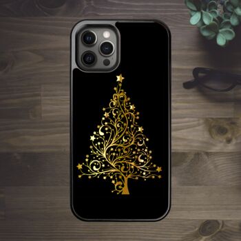 Gold Christmas Tree iPhone Case, 2 of 3
