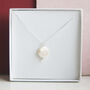 Freshwater Pearl Necklace In Sterling Silver, thumbnail 2 of 5