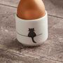 Crouching Cat Egg Cup, thumbnail 2 of 3