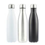 Personalised Retro Floral Metal Thermos Water Bottle, thumbnail 3 of 6