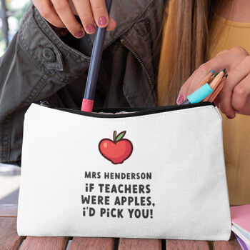Personalised Teacher Pencil Case Gift End Of Term, 6 of 6