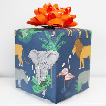 Safari Luxury Birthday Wrapping Paper, 2 of 9