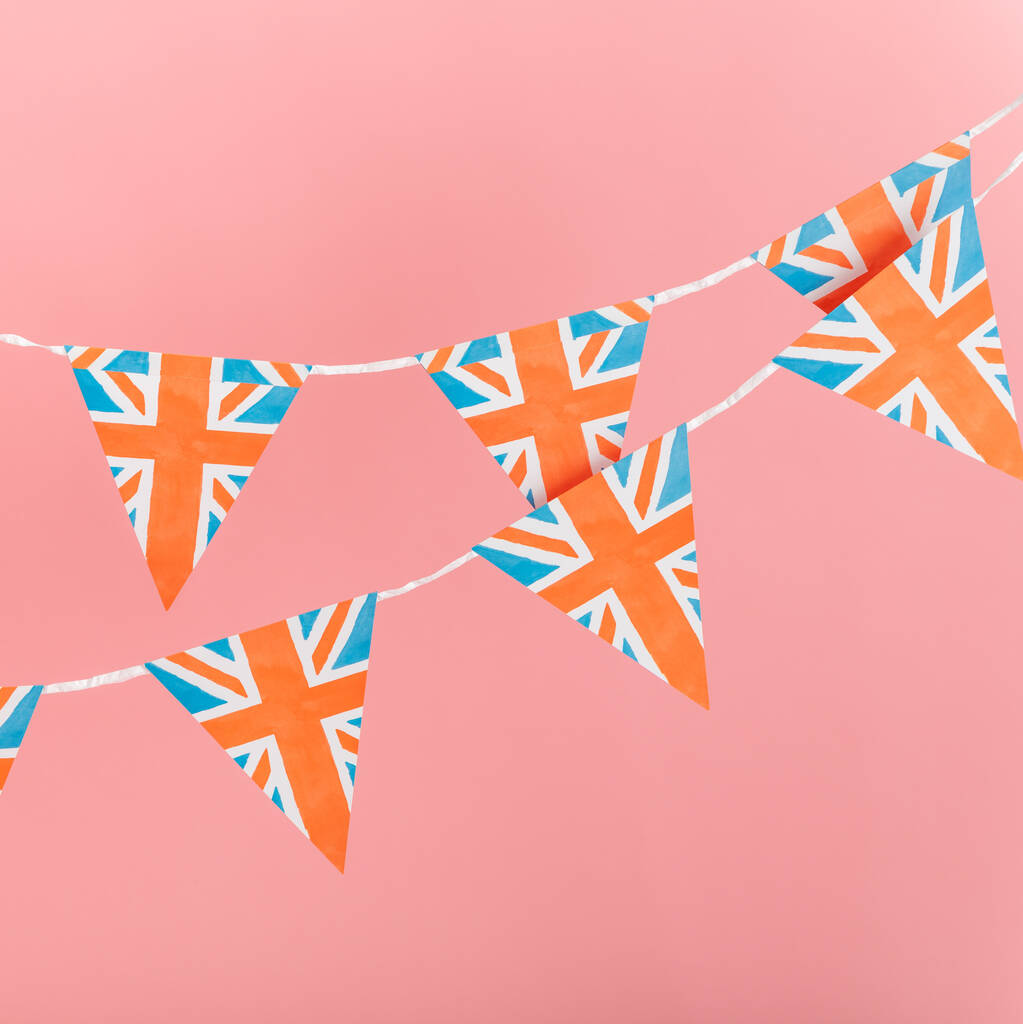Union Jack Paper Party Bunting, 1 of 8