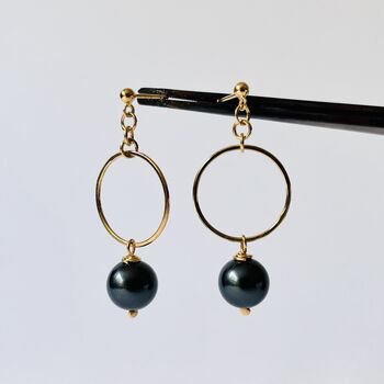 Circle Drop Earrings, 3 of 5