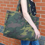 Monogram Embroidered Camouflage Bag, thumbnail 1 of 3