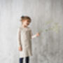 Kids Baking Apron | Linen Crossback Smock, thumbnail 7 of 11