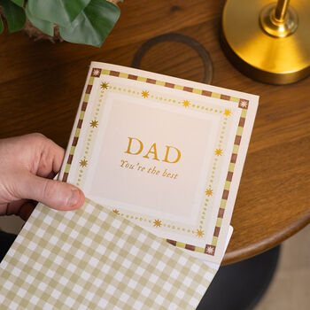 Dad You're The Best, A Fill In The Blanks Gift Book With Posting Envelope, 2 of 12