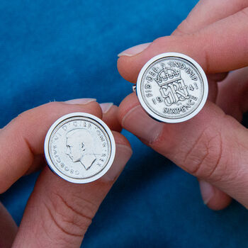 80th Birthday 1942 Sixpence Coin Cufflinks, 2 of 12