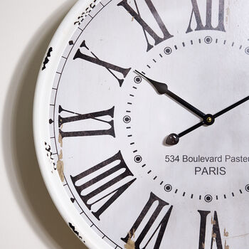 Pasteur Vintage Style Wall Clock, 5 of 7