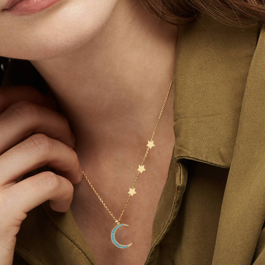 estella bartlett moon necklace