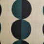 Blue Geometric Retro Floral Design Handmade Lampshade Table Floor Or Ceiling Pendant, thumbnail 10 of 10