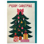 'Merry Christmas' Tree And Presents Christmas Card, thumbnail 1 of 2