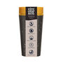Leak Proof Reusable Cup 12oz Black And Electric Mustard, thumbnail 6 of 6