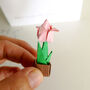 Personalised Teacher Thank You Origami Plant Card, thumbnail 3 of 8